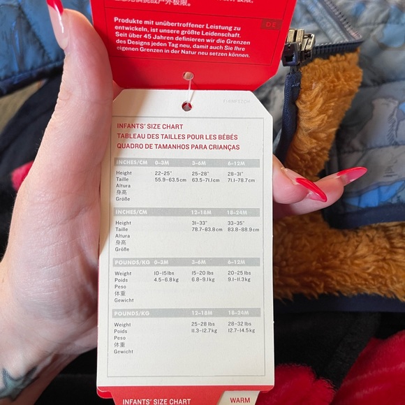 🆕 north face infant  jacket 3-6 - Picture 7 of 9